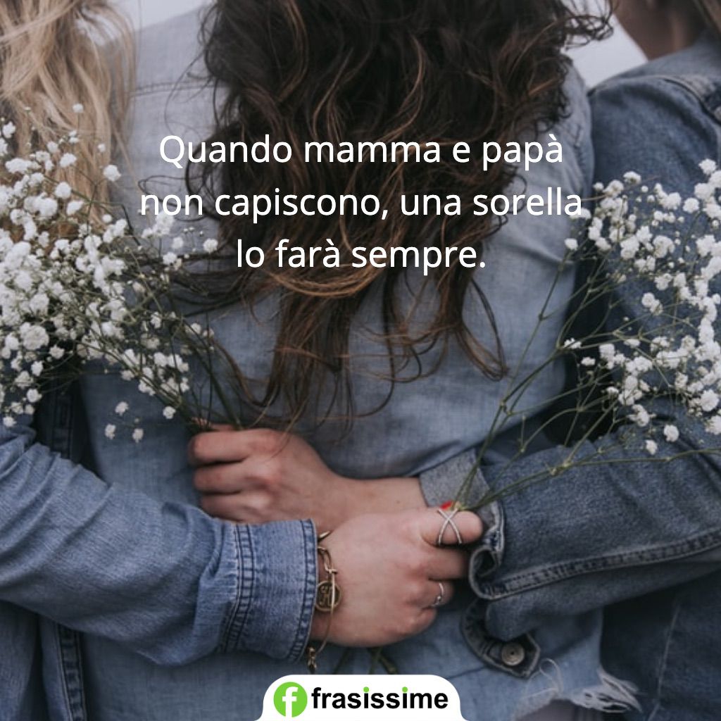 frasi sulle sorelle inglese mamma papa capiscono